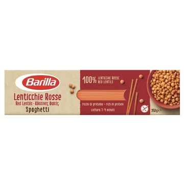 Barilla Vöröslencse Spaghetti tészta 250g