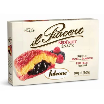 Falcone il Piacere Red Fruit snack erdeigyümölcsös krémmel töltve 200g