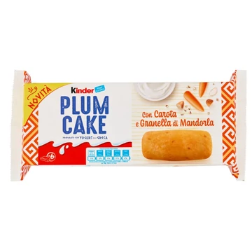 Kinder Plumcake sárgarépás mandulaszemekkel 192g