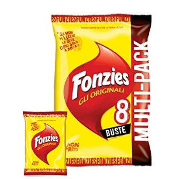 Patatine Fonzies sajtos chips multipack X8 188g