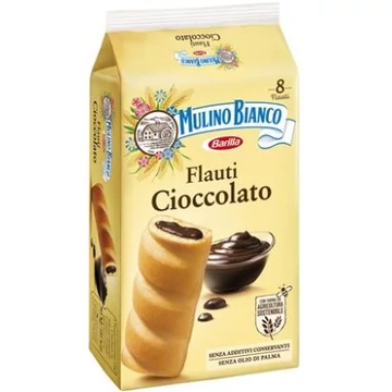 Mulino Bianco Flauti csokoládékrémes puhasütemény 280g