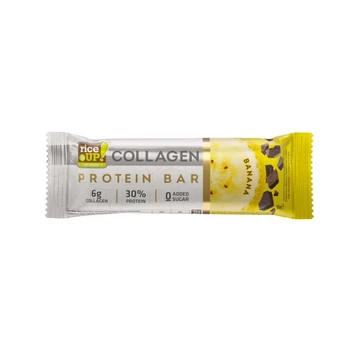RiceUp! Kollagénes proteinszelet banán ízesítéssel, hozzáadott cukor nélkül 50g