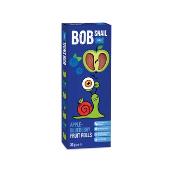 Bob Snail gyümölcstekercs 30g alma-áfonya