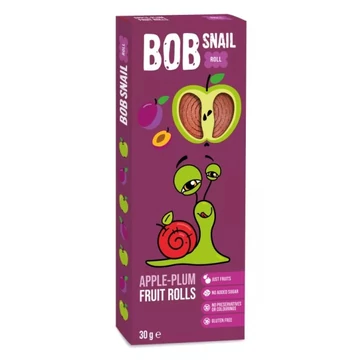 Bob Snail gyümölcstekercs alma-szilva 30g