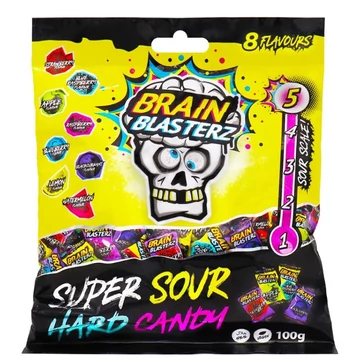 Brain Blasterz Super Sour hard candy 100g