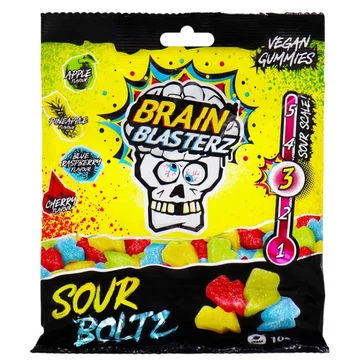 Brain Blasterz Sour Boltz savanyú gumicukor 100g