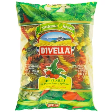 Divella tricolore fusilli tészta 500g