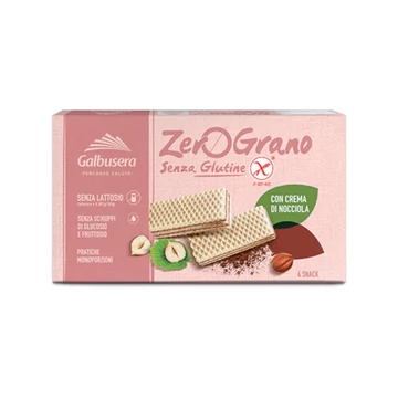 Galbusera ZeroGrano Gluténmentes Mogyorókrémmel töltött ostya 180g