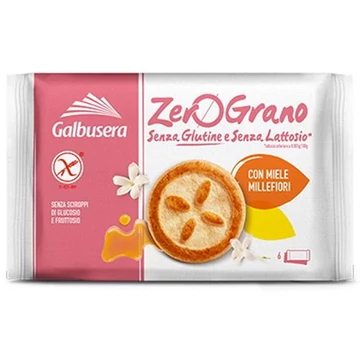 Galbusera Zerograno glutén- és laktózmentes mézes keksz 220g
