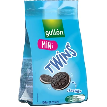 Gullón mini twins kakaós keksz krém töltelékkel 100g