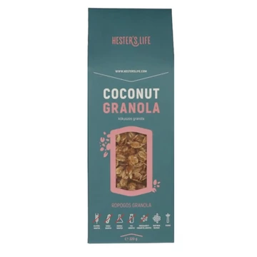 Hester&#039;s Life Coconut granola 320g - kókuszos