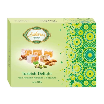 Lukeria török ​​​​csemege pisztáciával, mandulával és mogyoróval 150g