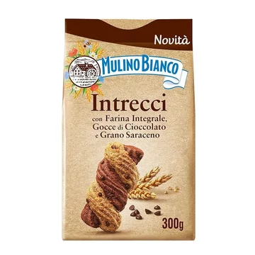 Mulino Bianco Intrecci Teljes kiőrlésű keksz 300g
