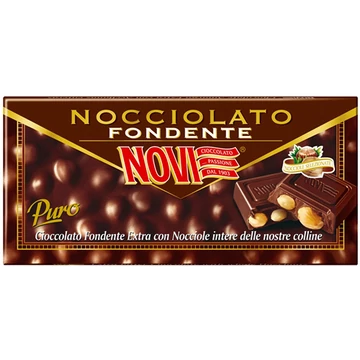 Novi étcsokoládé egész mogyoróval 130g