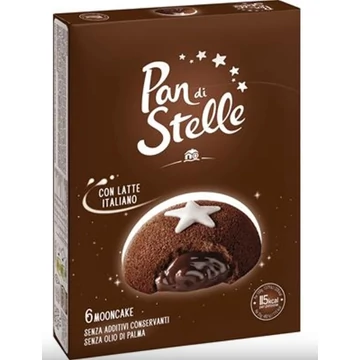 Pan di Stelle MoonCake csokoládékrémmel töltött puhasütemény 210g