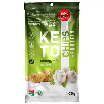 Keto chips fokhagymás 30g
