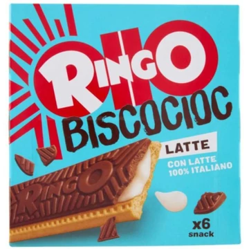 Ringo Biscocioc latte krémmel töltött keksz 162g