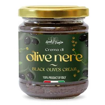 Puglia fekete olívakrém 180g