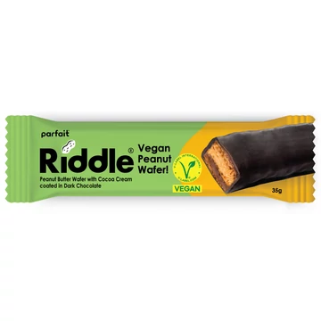 Riddle Vegán mogyoróvajas ostyaszelet kakaókrémmel 35g