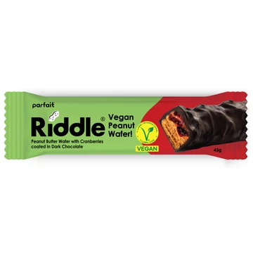 Riddle Vegán mogyoróvajas ostyaszelet áfonyával 43g
