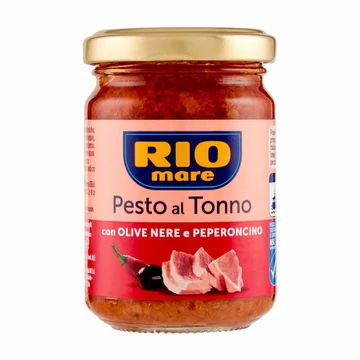Rio Mare tonhal pesto fekete olajbogyóval és chilivel 130g