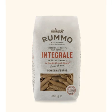 Rummo Teljes kiőrlésű Penne tészta 500g