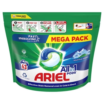 Összes termék - ARIEL Ariel All-in-1 PODS , mosókapszula, M. Spring 63 db.