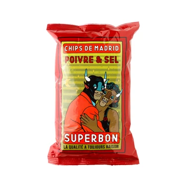 Superbon borsos és sós chips 135g