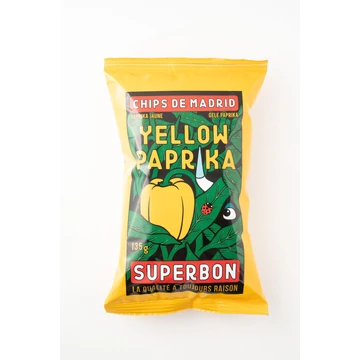 Superbon sárga paprikás chips 135g