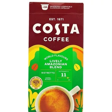 Costa Coffee Lively Blend Ristretto Nespresso kompatibilis (10db kapszula)