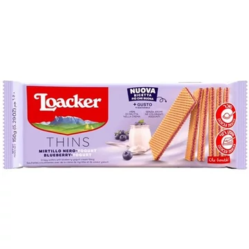 Loacker Thins nápolyi áfonya-joghurt 150g