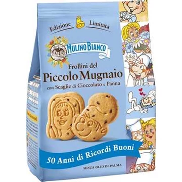 Mulino Bianco Piccolo Mugnaio csokis tejszínes keksz 300g
