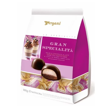 Vergani Gran Specialitá tejcsokoládés praliné kávés töltelékkel 175g