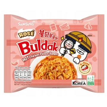 Samyang Buldak Rose Hot Chicken Flavour Ramen 140g