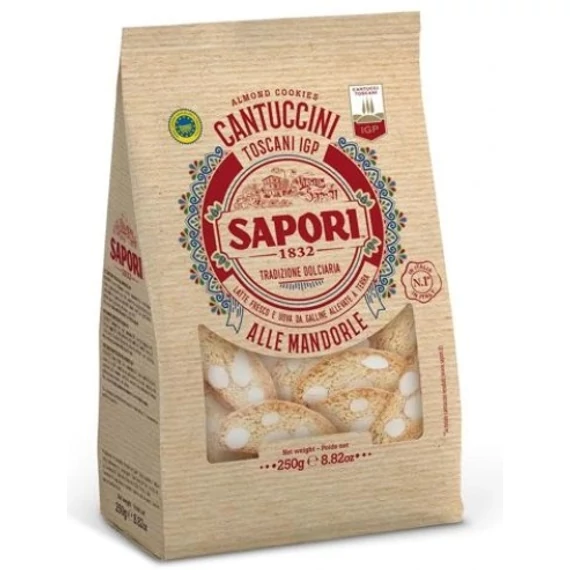 Sapori cantuccini mandulás keksz 250g